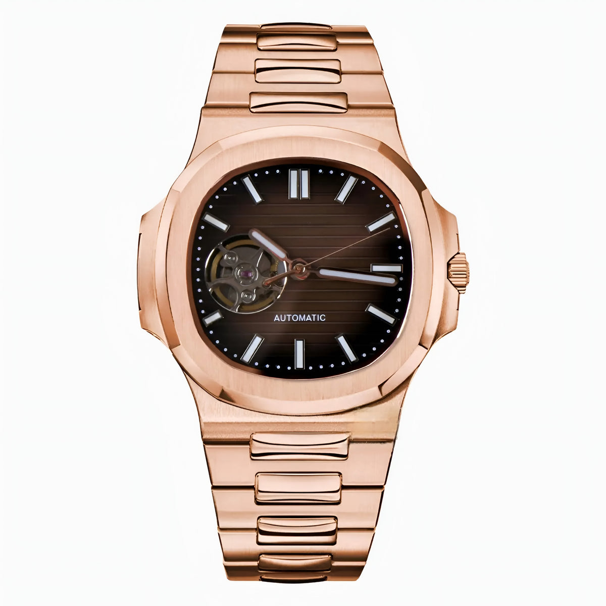 Nautilus - Rose Gold Open Heart