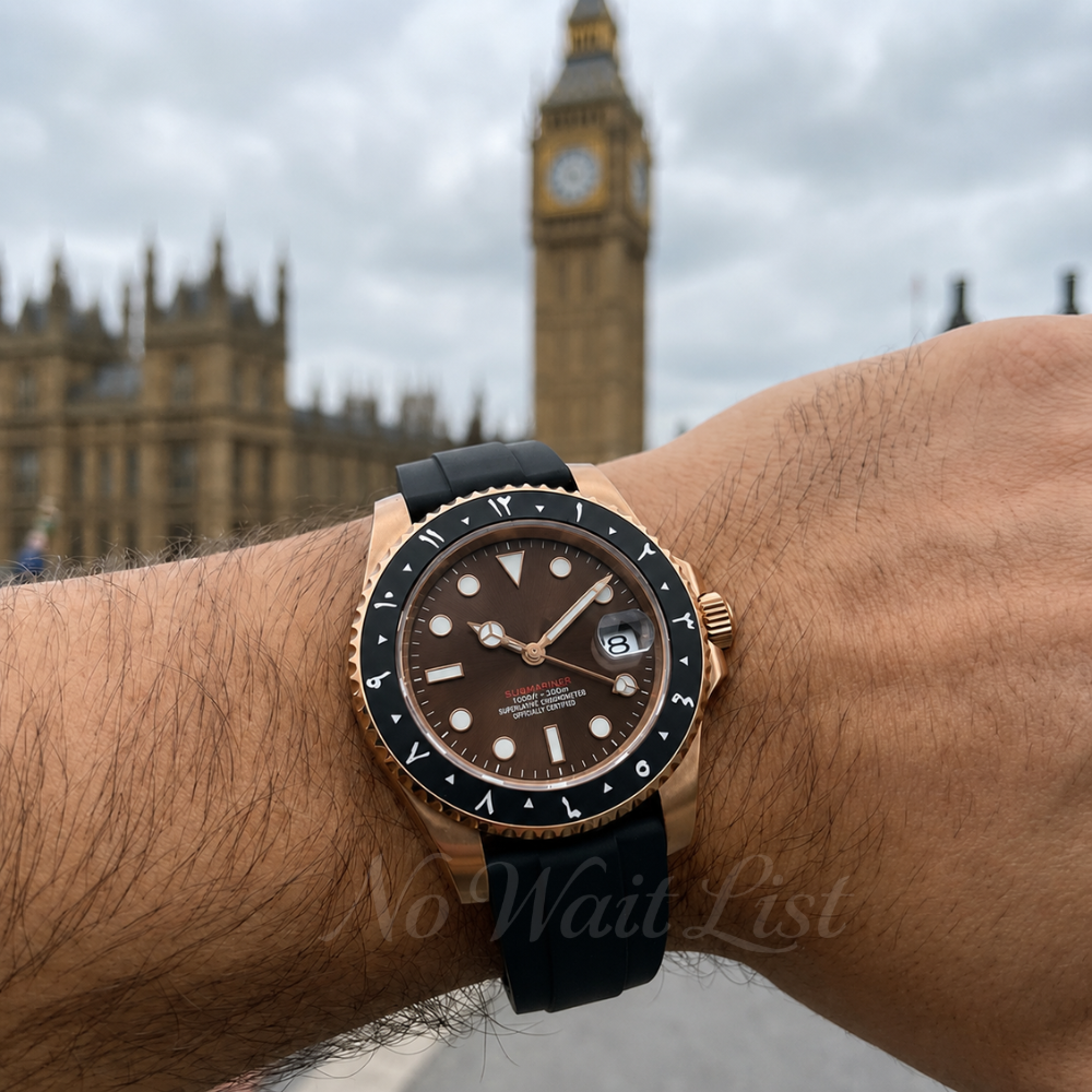 SubMariner - Arabic Rose Gold Chocolate