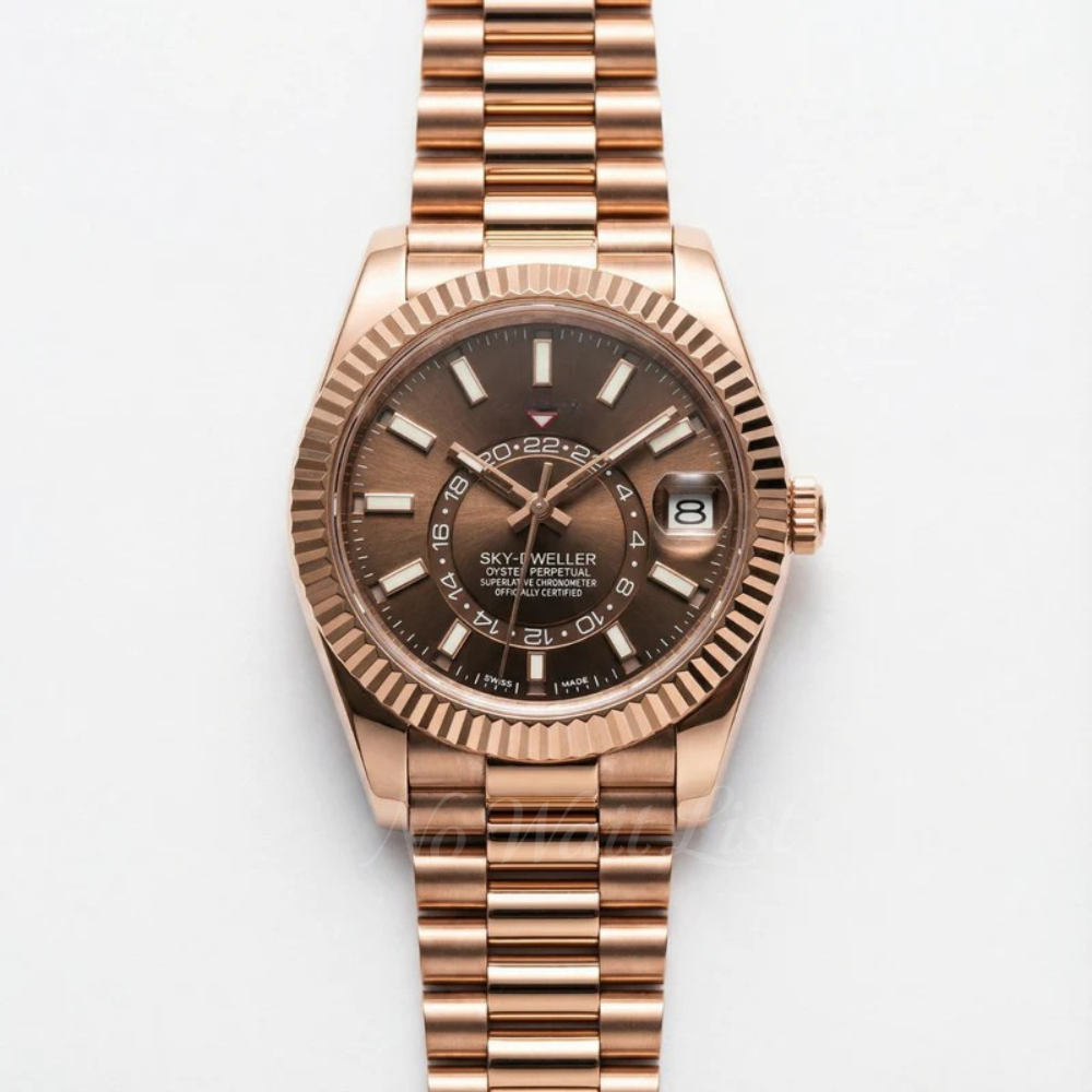 Date - Sky Dweller Rose Gold Chocolate