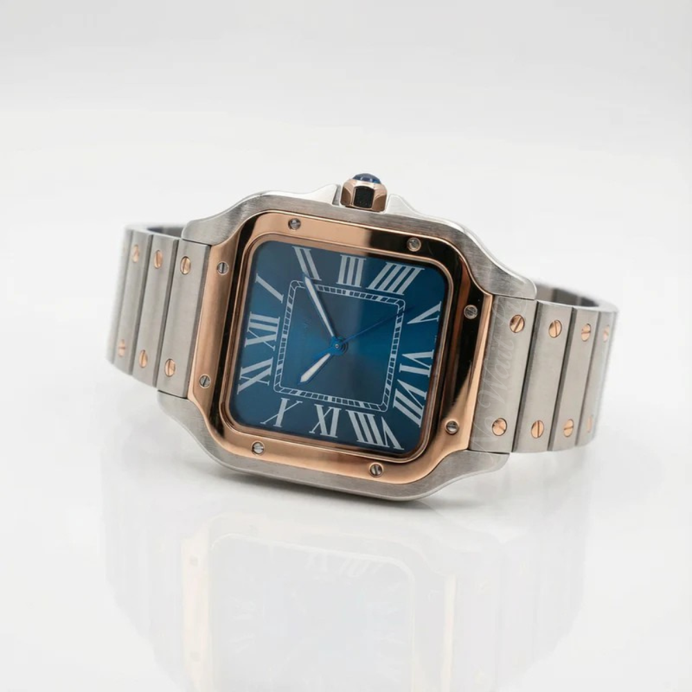 Santos - Blue Rose Gold-Silver