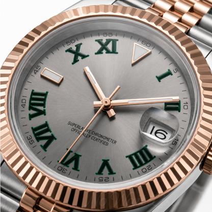 Date - Wimbledon Silver Rose Gold