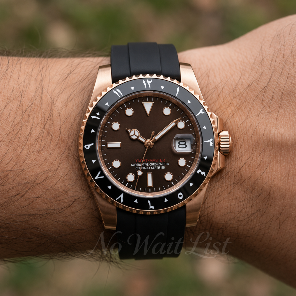 SubMariner - Arabic Rose Gold Chocolate