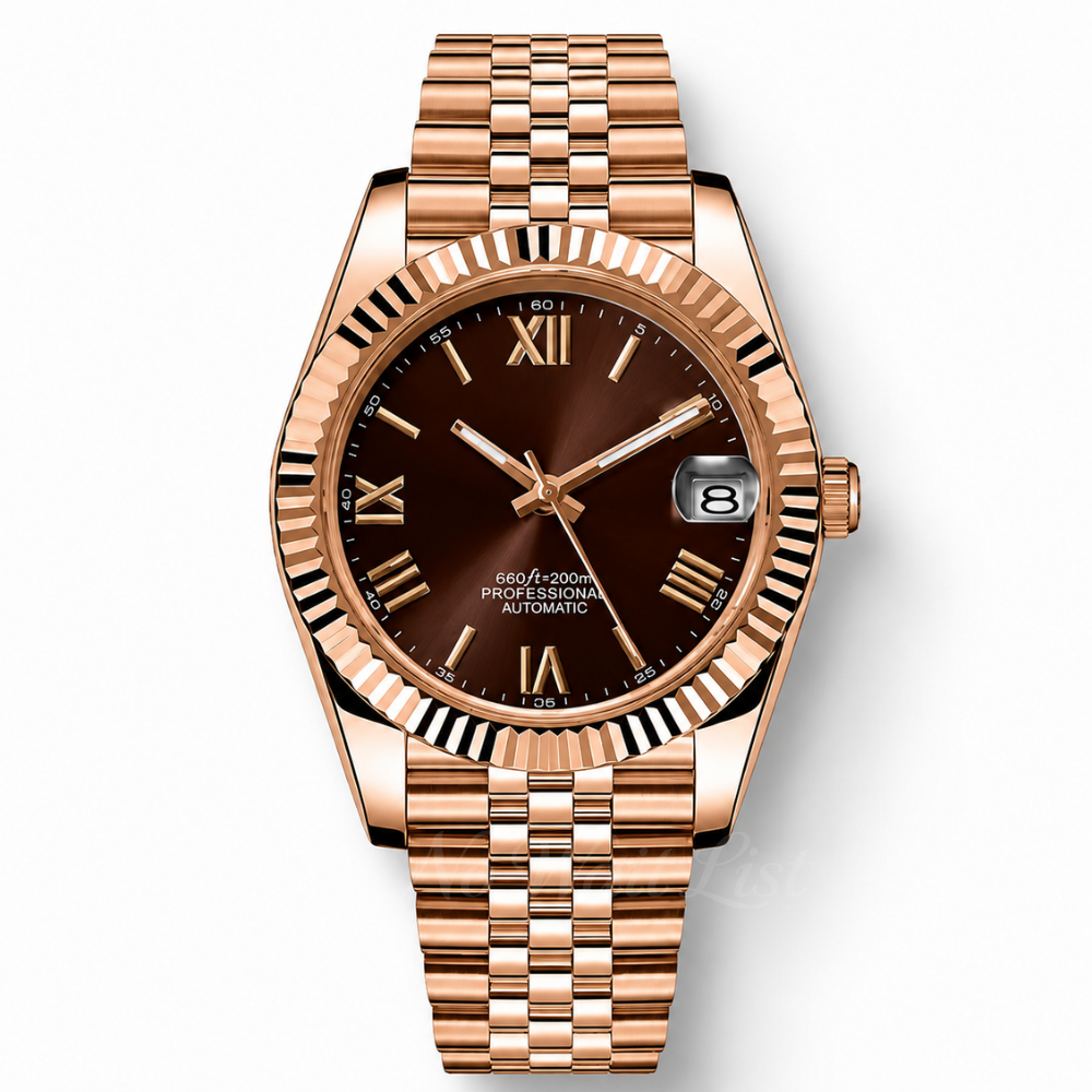 Date - Rose Gold Bordeaux