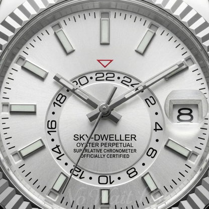 Date - Sky Dweller Rubber White