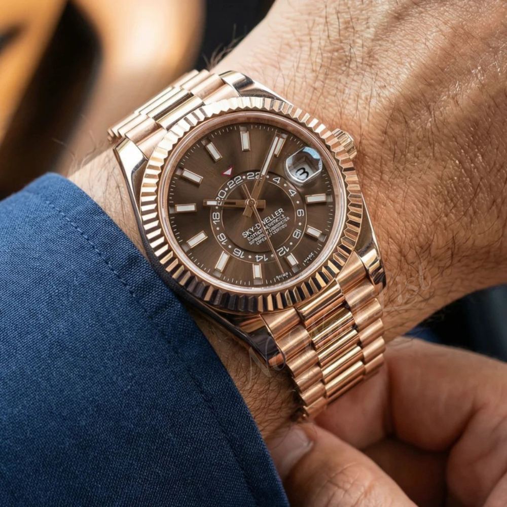 Date - Sky Dweller Rose Gold Chocolate