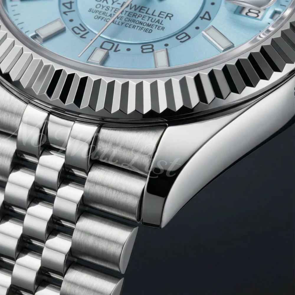 Date - Sky Dweller Ice Blue