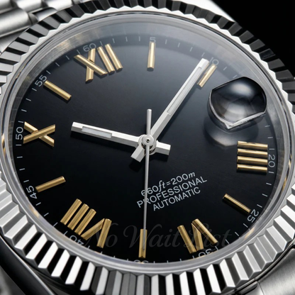 Date - Roman Gold Black